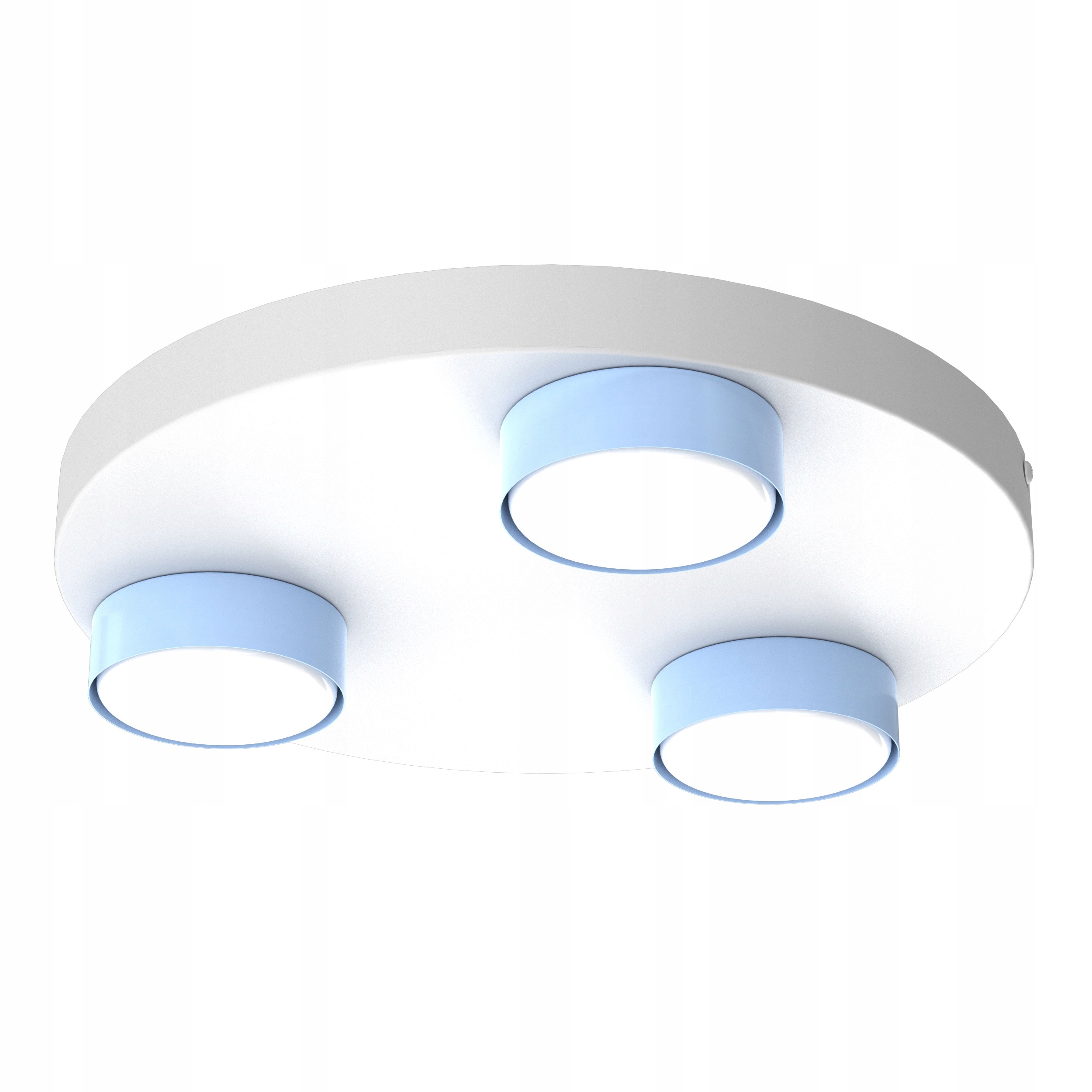 Stropní svítidlo stropní svítidlo Led 3x Gx53 dětská mládežnická modrobílá