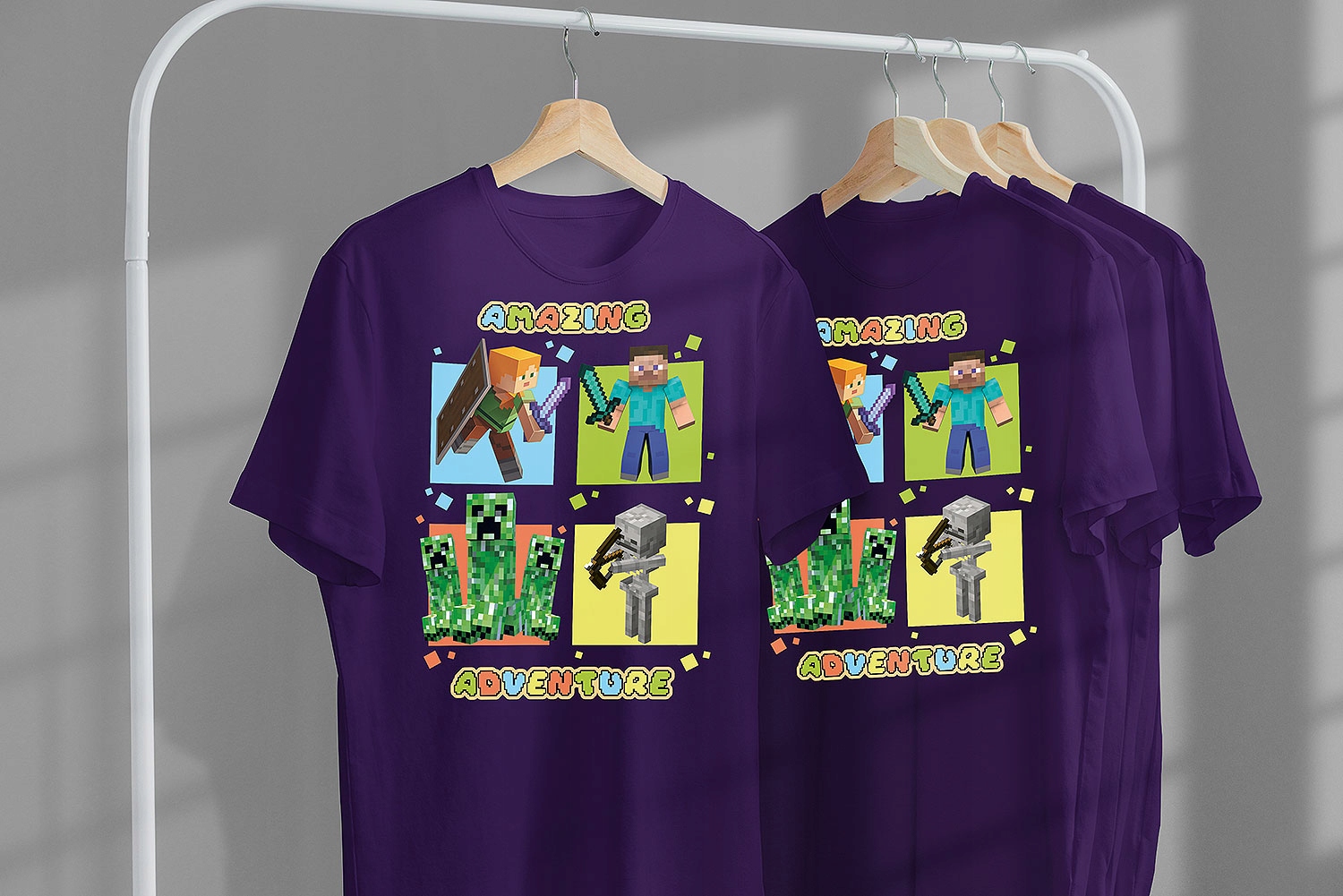 KOSZULKA DZIECIĘCA T-SHIRT DLA DZIECKA MINECRAFT 116 PREZENT JAKOŚĆ Stan opakowania oryginalne