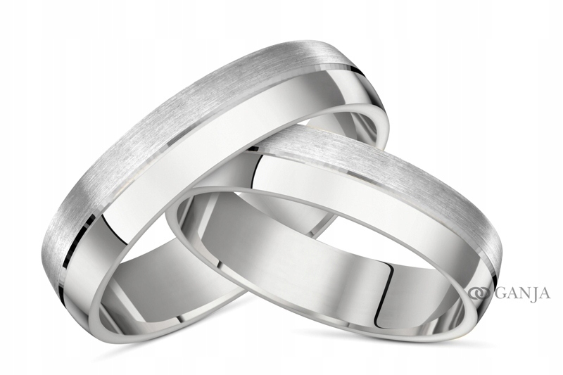 Stříbrný prsten 925+GRAVÍROVÁNÍ 6mmOB54 bezešvé Svatba