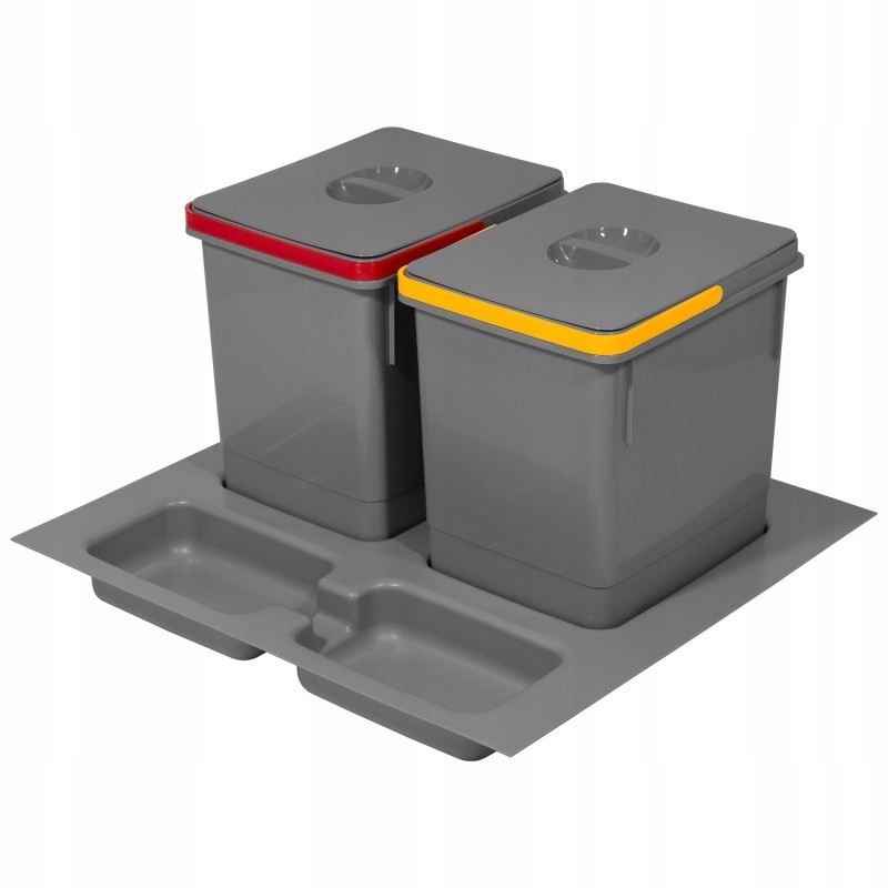 Amix Rubio kosz do szuflady 60 2x15 Antracyt