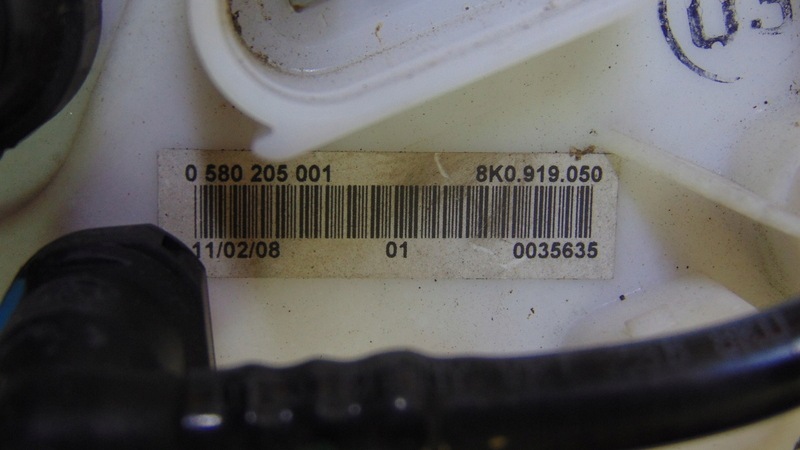 feed pump indicator float 2.0TDI 8K0919050 AUDI A4 B8 08-15R