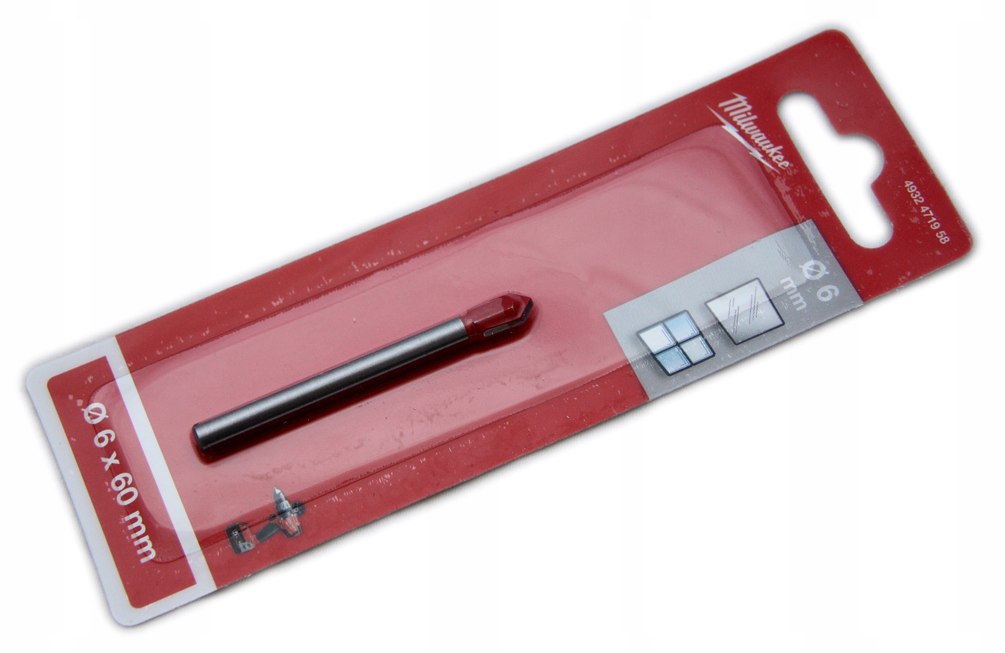 

Wiertło do szkła i ceramiki 6 x 60 mm Milwaukee