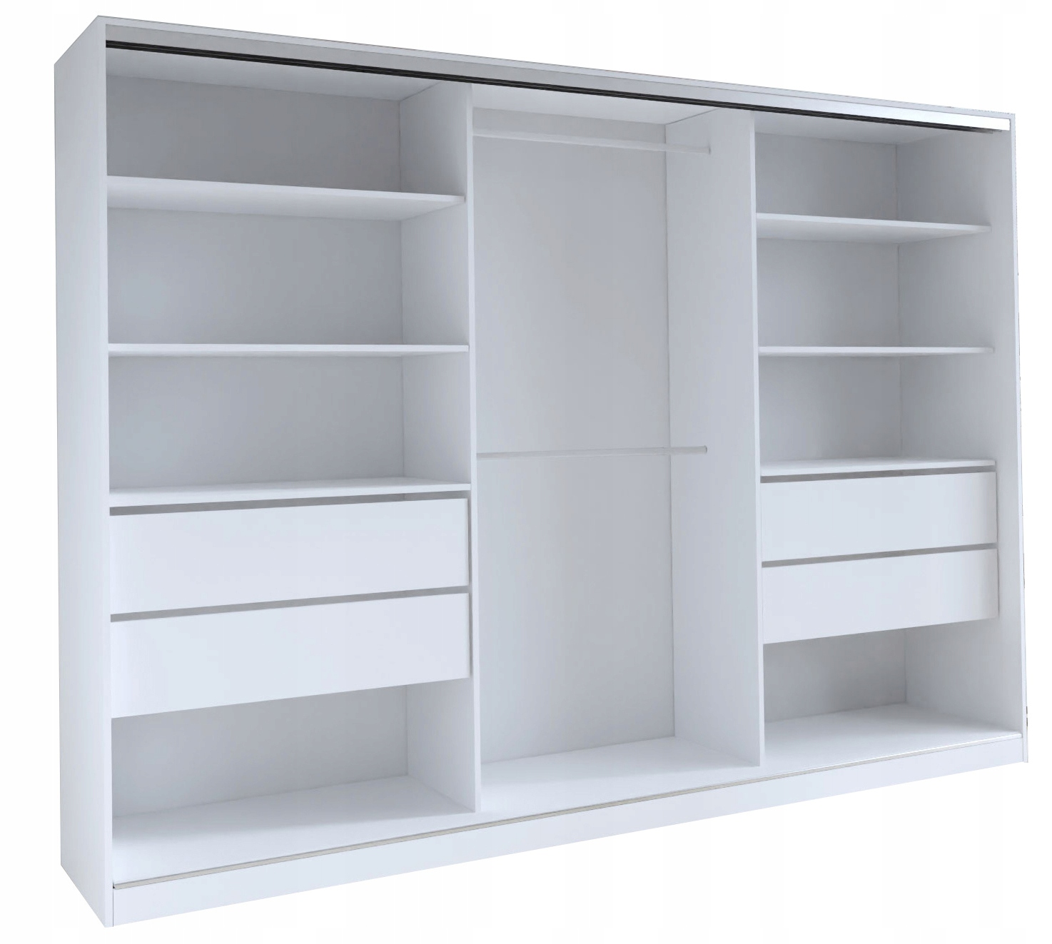 Szafa przesuwna z lustrem 280 artisan czarny LOFT Kod producenta LOFT 280 LUSTRO ARTISAN/CZARNY