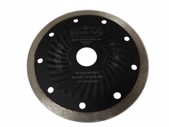 

Tarcza diamentowa ciągła pełna 125x22,2mm MCC125