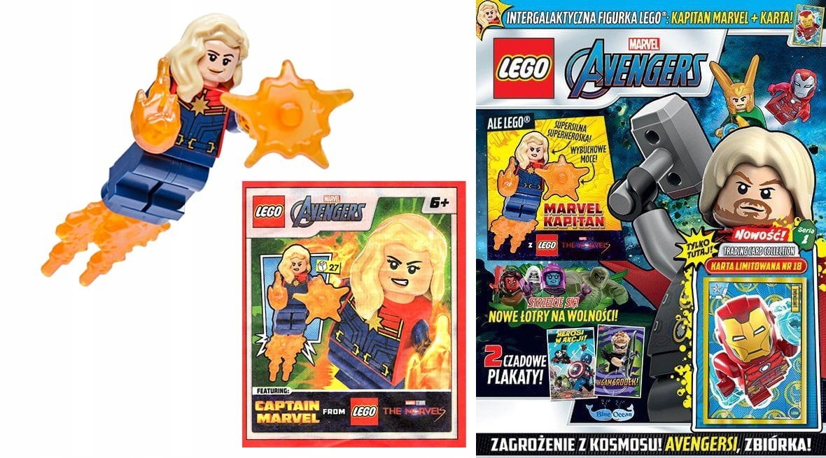 Czasopismo Nr. 06.2023 LEGO Avengers CAPTAIN MARVEL - 242321 Rok wydania 2023