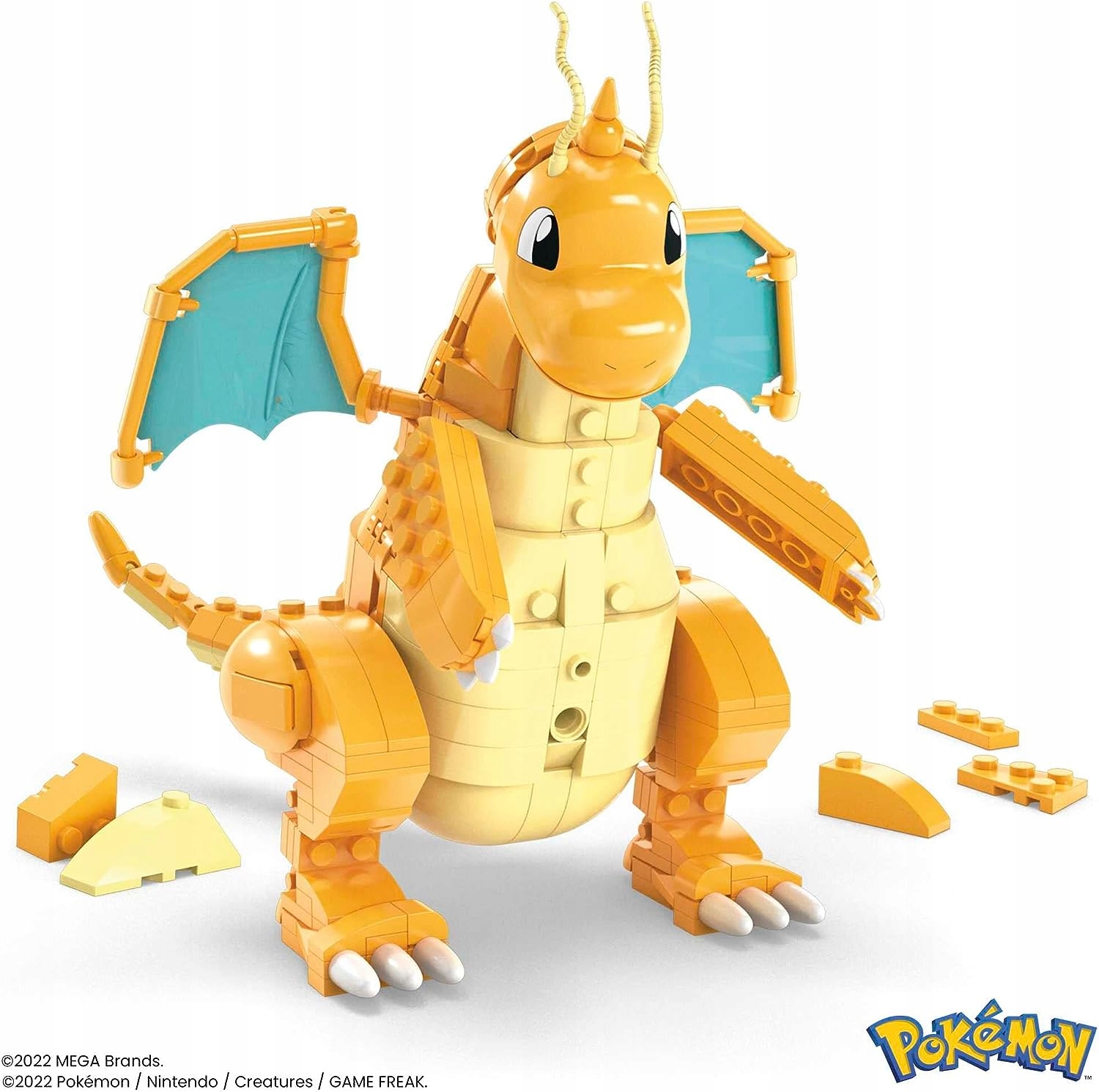 ZESTAW KLOCKÓW POKEMON DRAGONITE MEGA CONSTRUX RUCHOMY SMOK 387el GRATIS Wiek dziecka 8 lat +