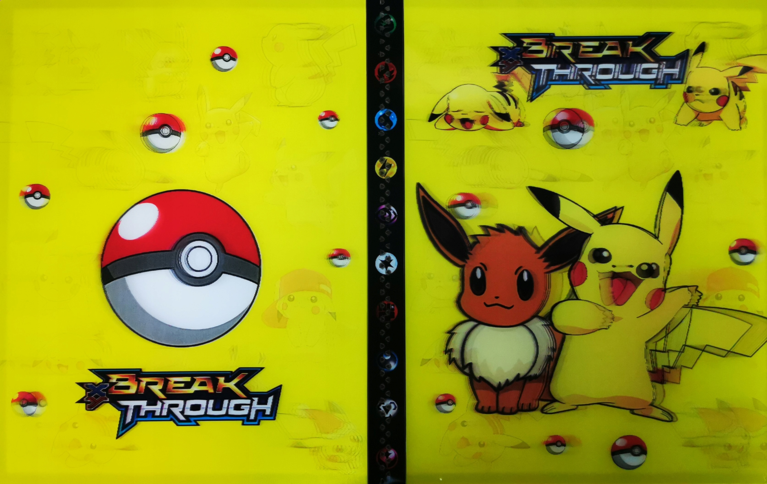 ALBUM KLASER POKEMON NA 240 KART+100 KART gratis+1 Rodzaj album