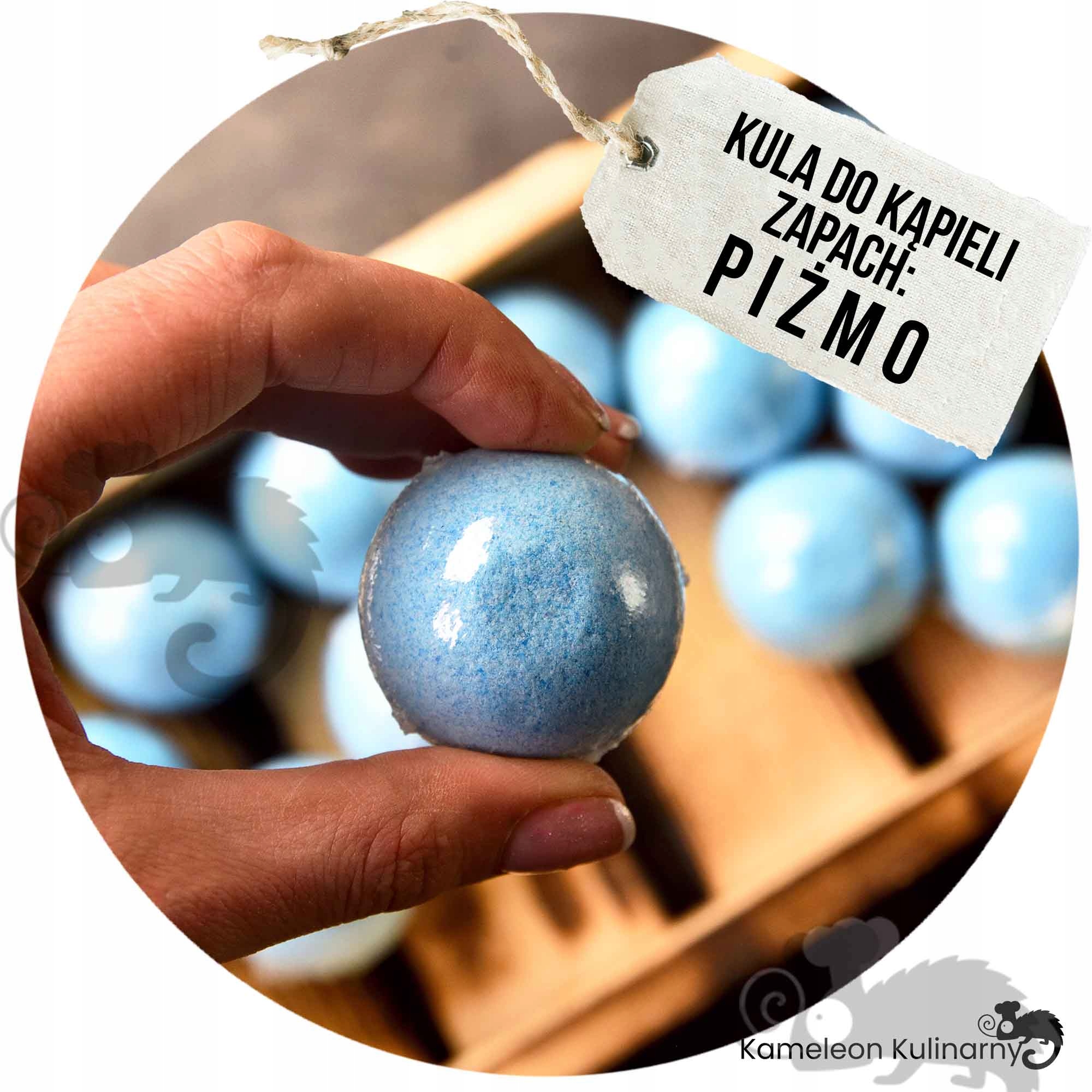 musująca KULA DO KĄPIELI ręcznie robiona PIŻMO 1sz Marka inna marka