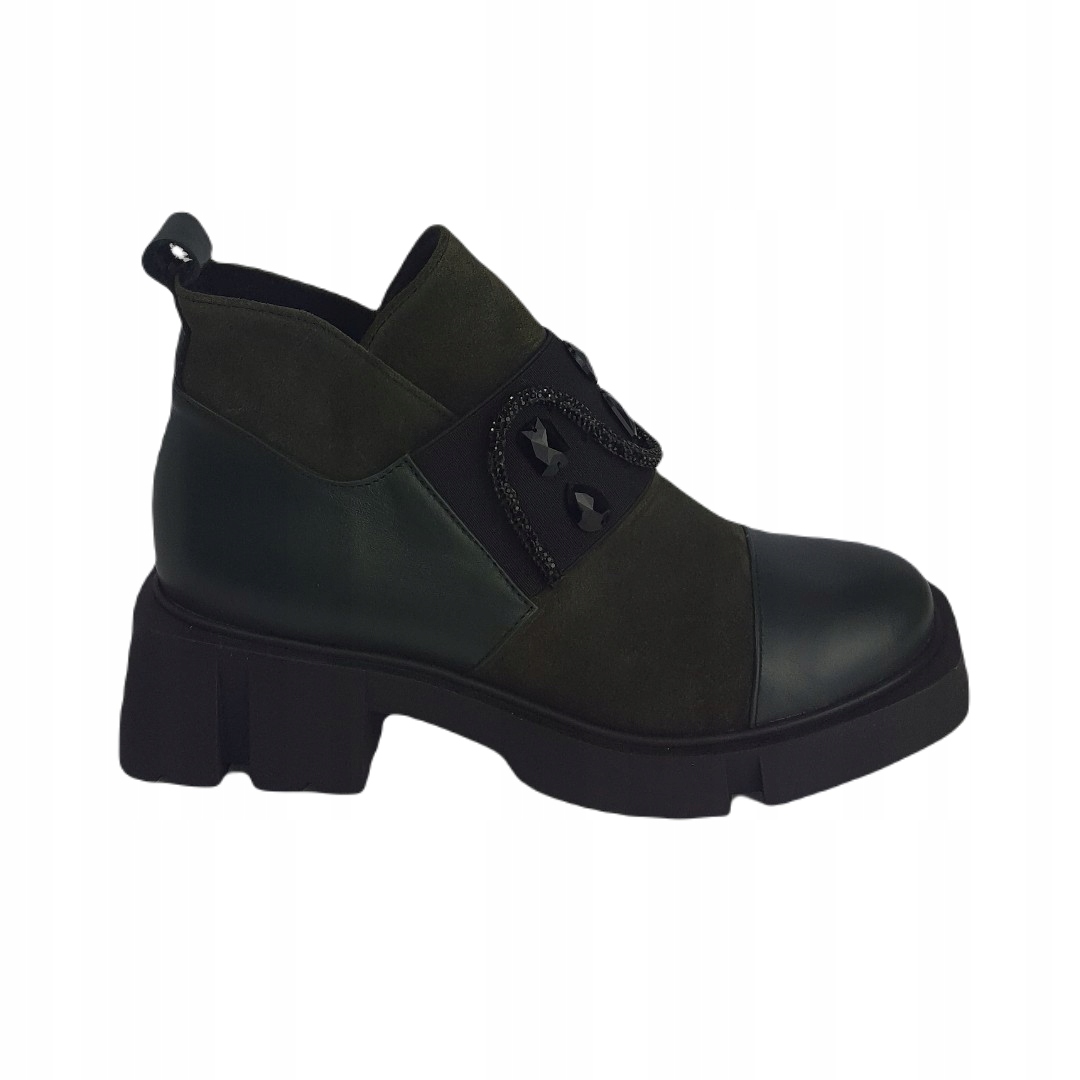 Dámské kotníkové boty Higo 2599 Zelená 36, Zelená