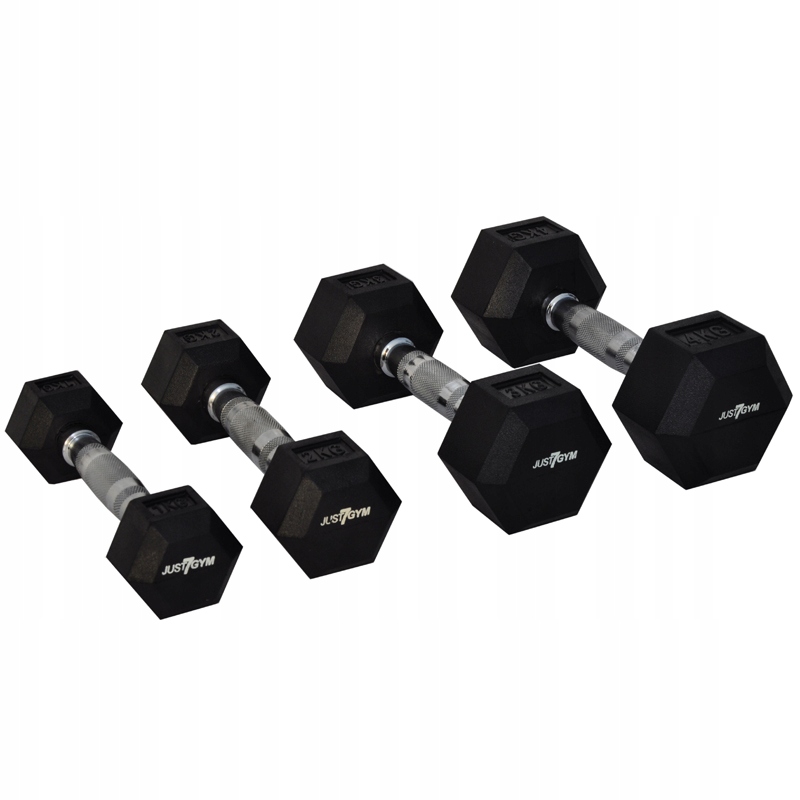 HANTLA HEX 9KG HEXAGONALNA GUMOWANA JUST7GYM Model hex