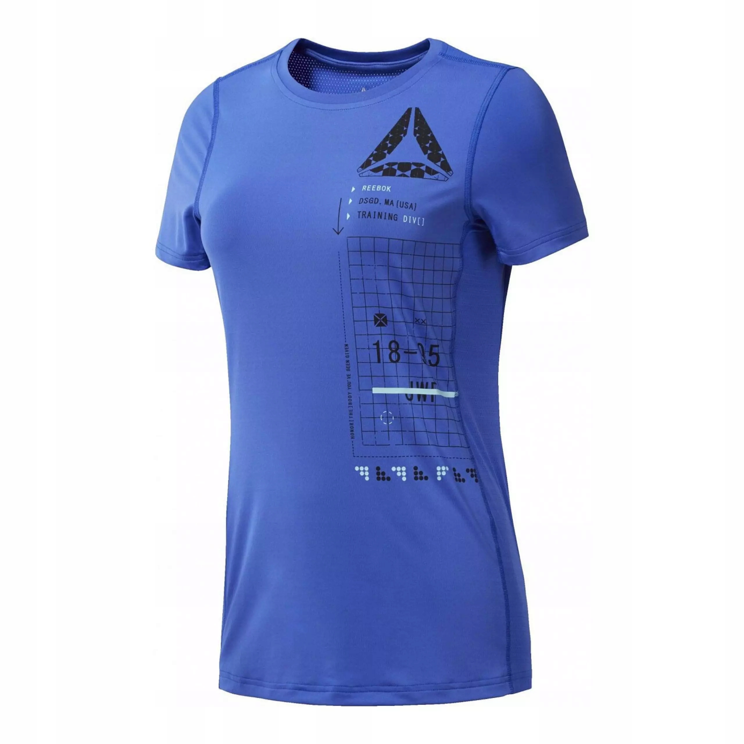 Damska Koszulka Crossfit ACTIVChill Graphic Tee niebieska S