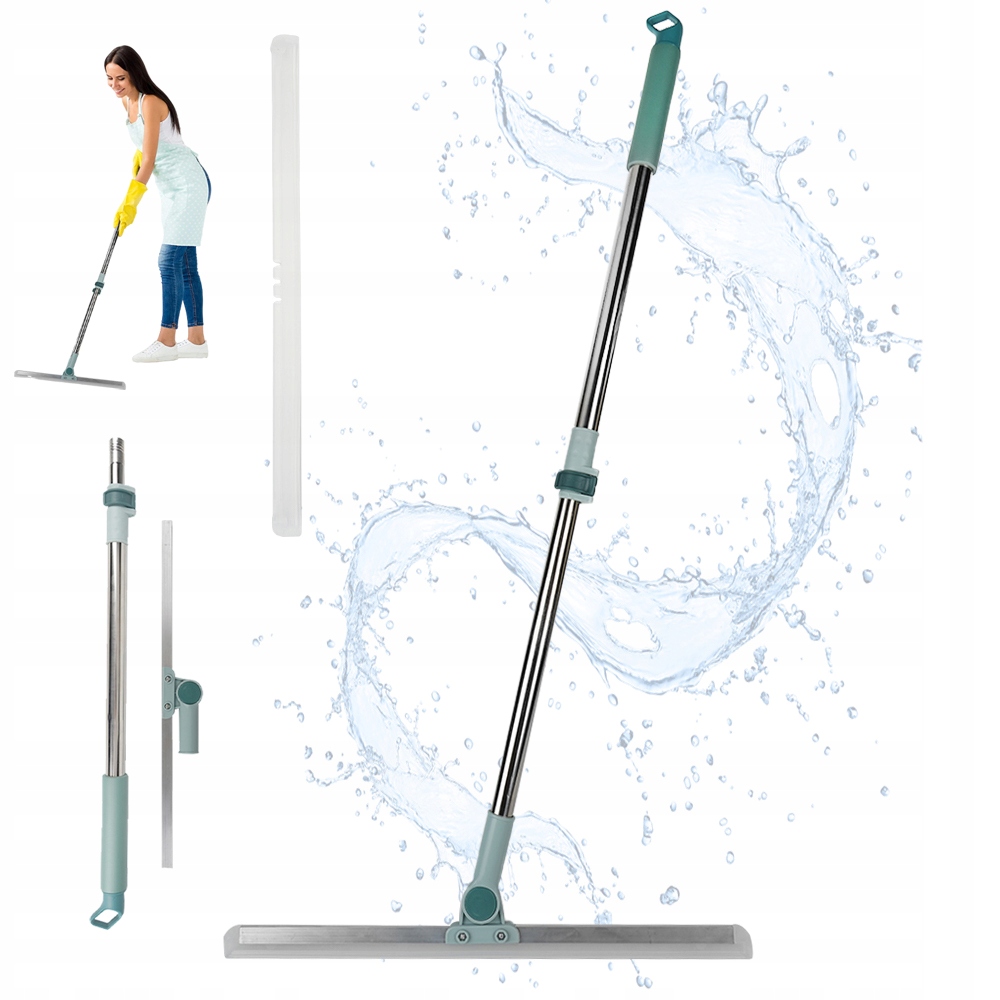 Levně Stěrka Na Vodu Na Podlahy 122 CM, Rukojeť Teleskopická Tyč