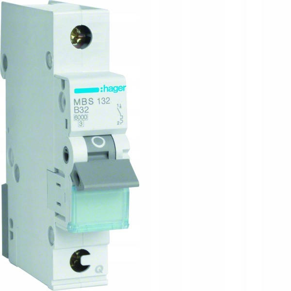 

Hager Wyłącznik nadprądowy 1P B 32A QuickConnect