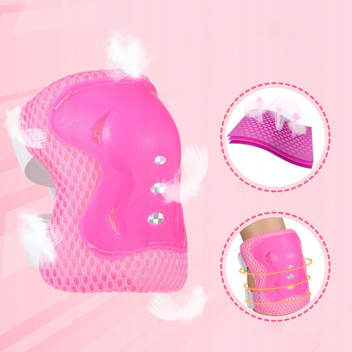 DZIECIĘCY KASK ROWEROWY I OCHRANIACZE NAKOLANNIKÓW Marka bez marki