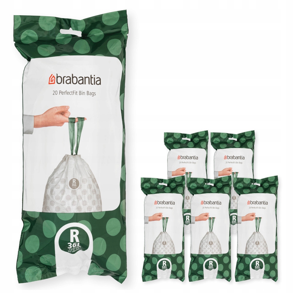 Levně Brabantia Multipack Pytle na odpadky velikost R 36 l 120 ks