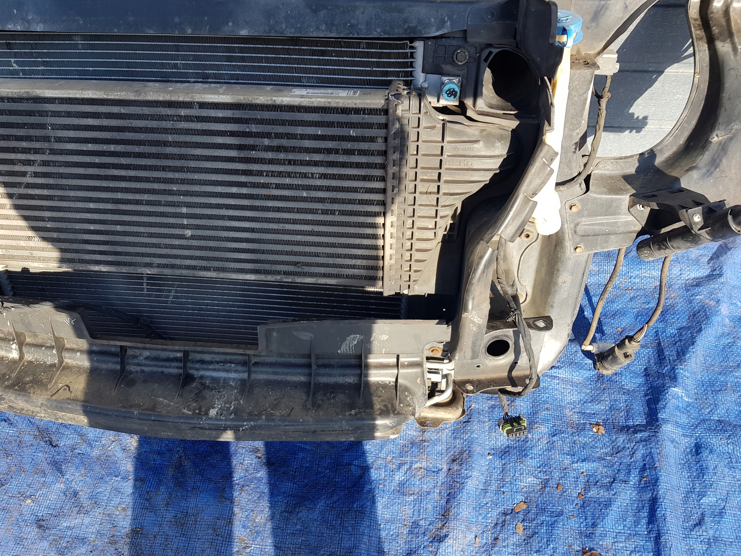 support panel for radiators radiator MERCEDES ML W164 GL X164 3.0 V6 CDI