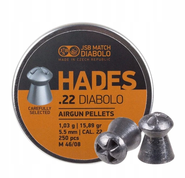 Śruty Naboje Pociski Duża Moc Przebijalność Diabolo Hades Wiatrówka 5,5mm