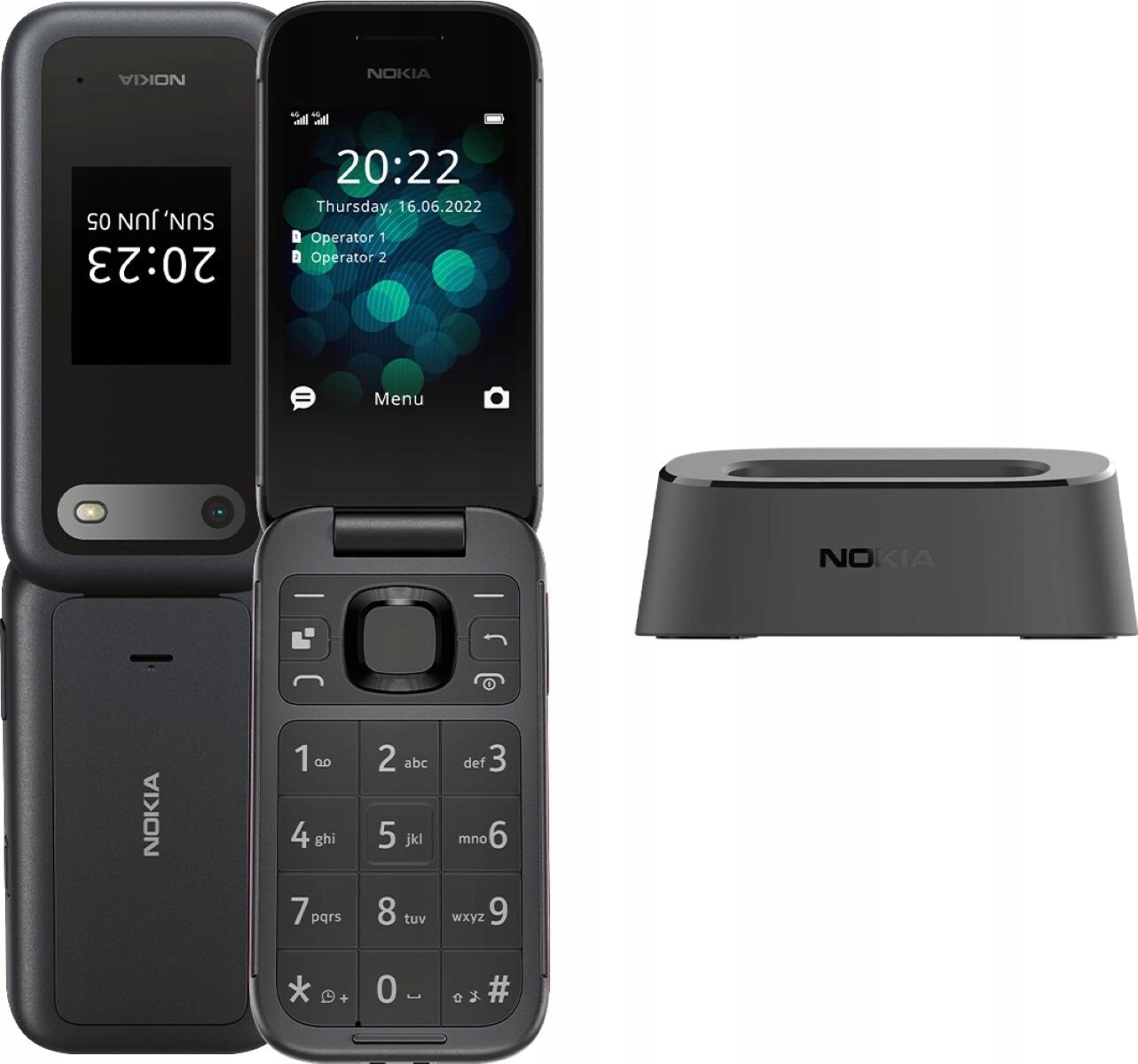 Telefon NOKIA 2660 Flip Dual SIM Czarny