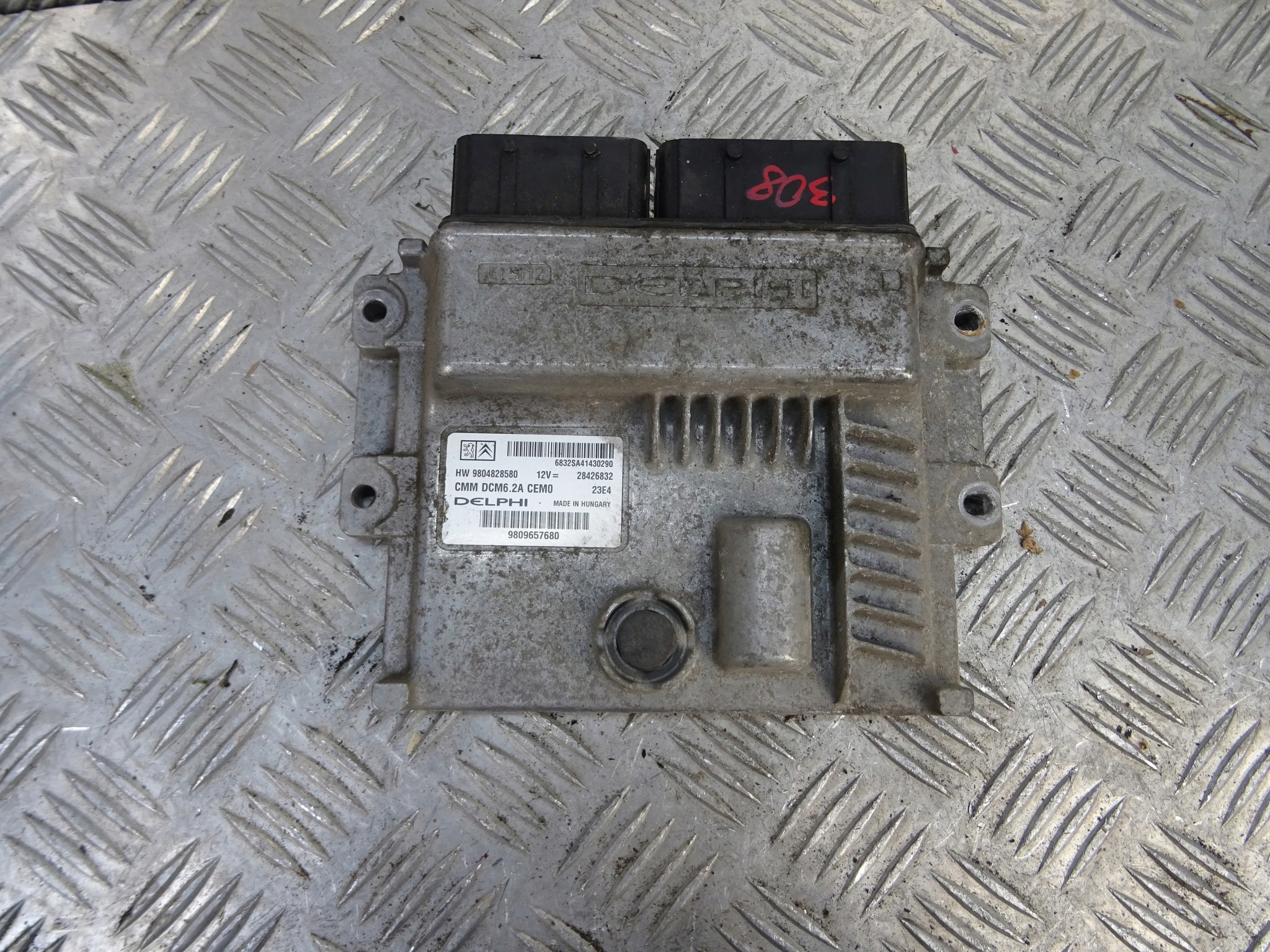 PEUGEOT 308 II T9 computer Motore 9809657680 2.0 BLUE HDI