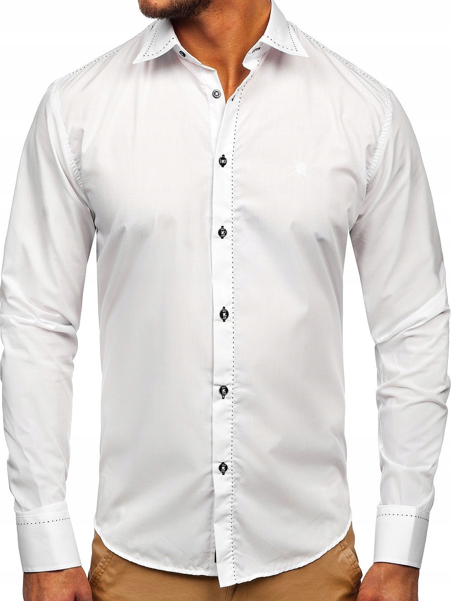 

Koszula Męska Elegancka Biała 4719 Rozmiar_xl