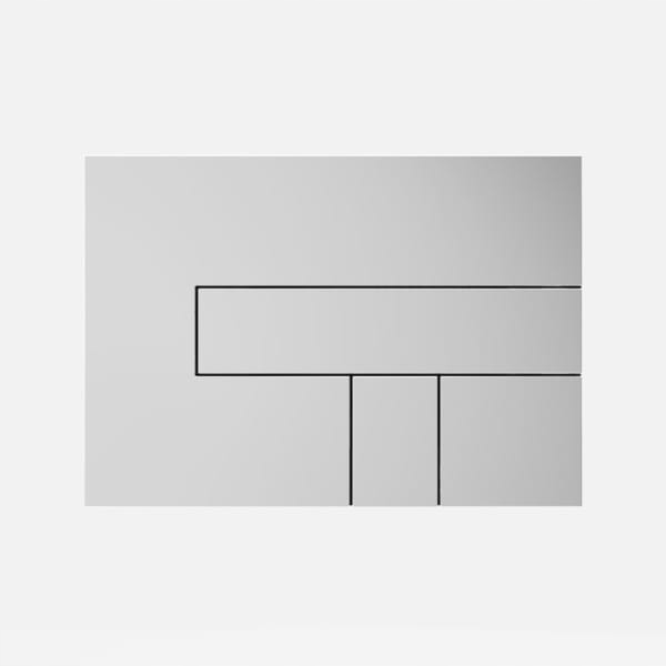 Splachovací tlačítko Los pro splachovač Sanit Chrom Mat