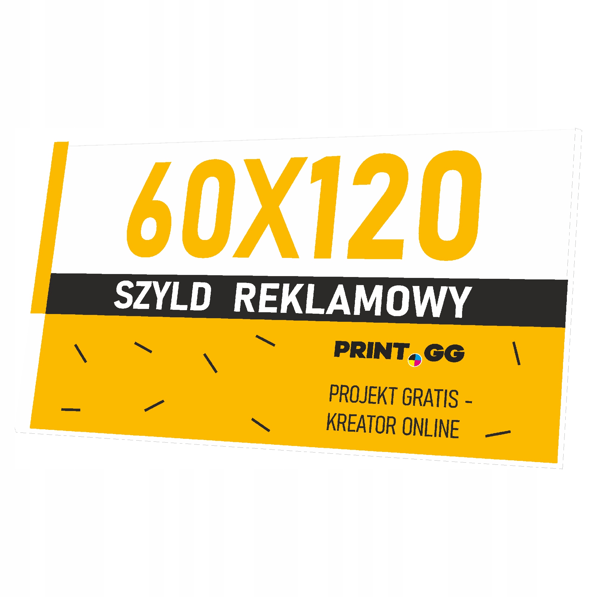 PCV 5mm SZYLD TABLICA REKLAMOWA DRUK UV 120X60