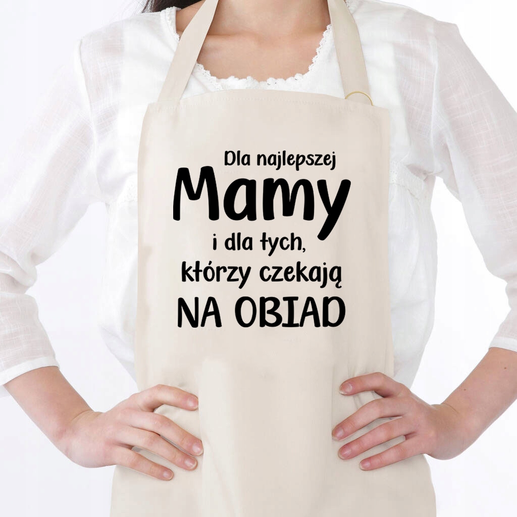 Kuhenní Zástěra Béžová Dárek k Svátek Matek pro maminku pro nejlepší maminku