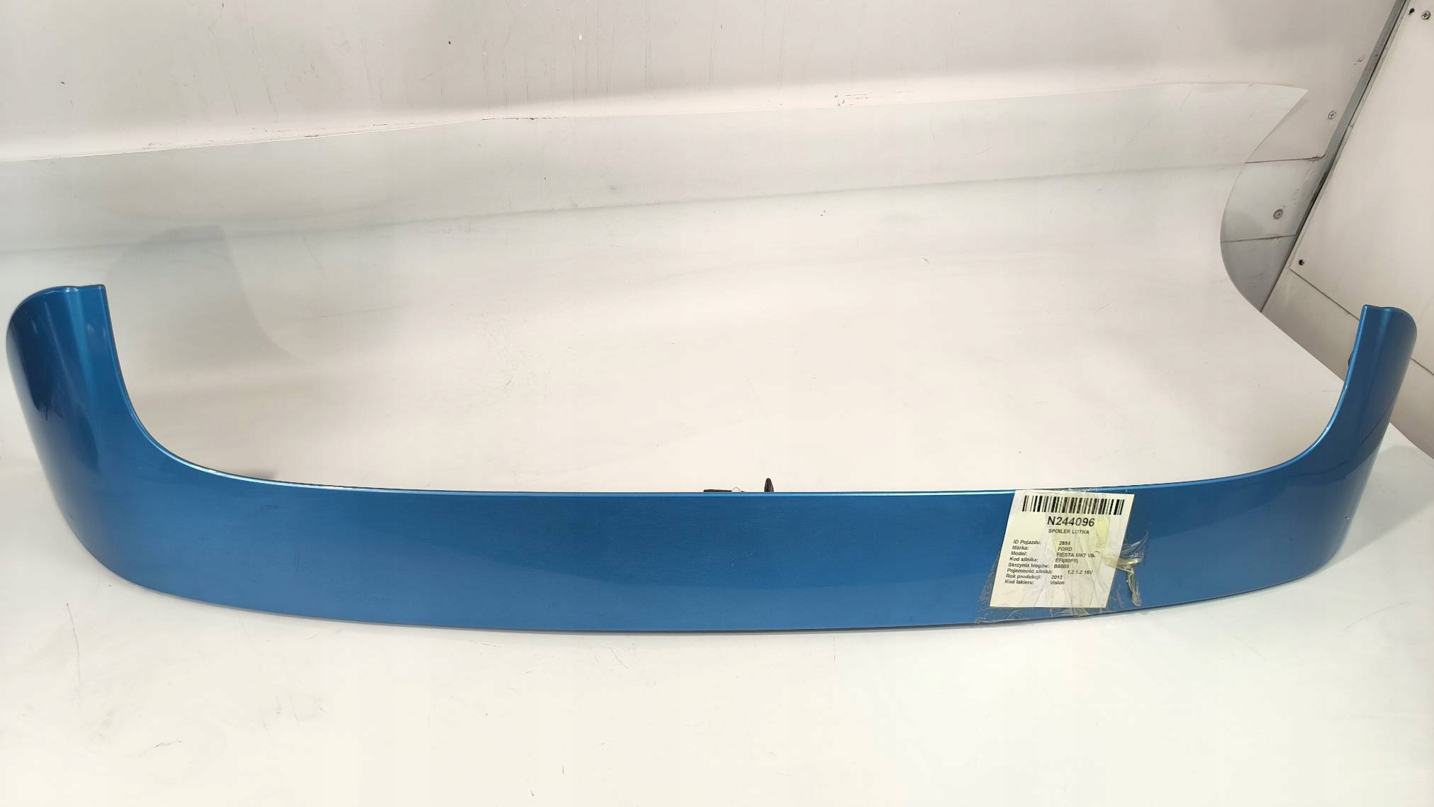 SPOILER LOTKA blauer FORD FIESTA MK7 VII 5D