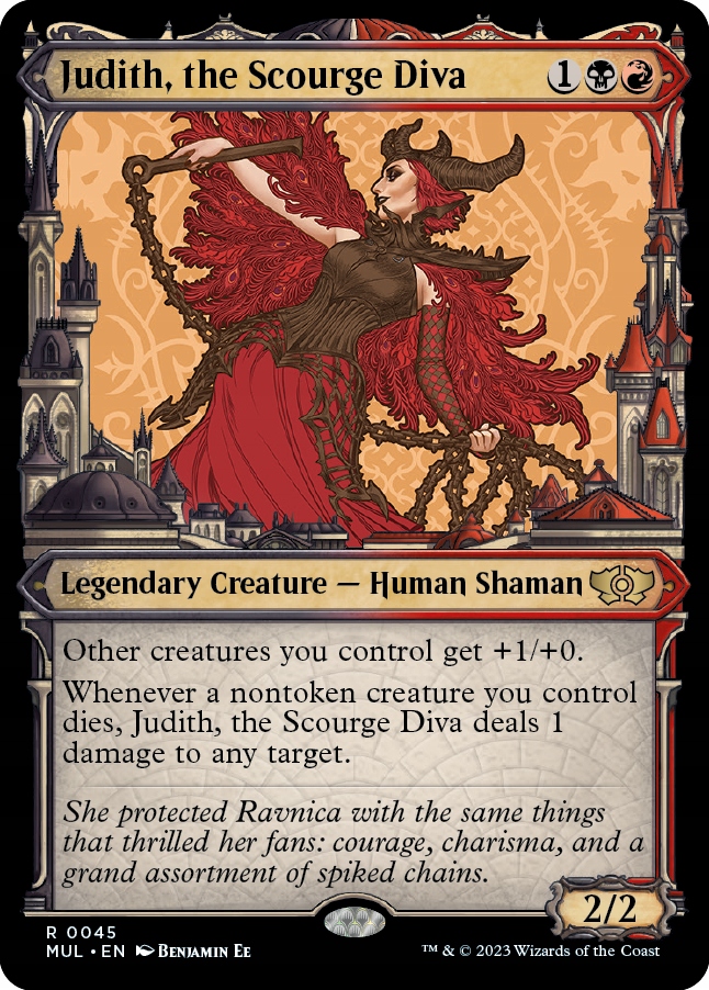 Mtg Judith, the Scourge Diva *Showcase* (r)