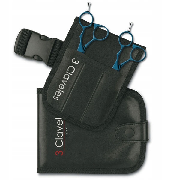 Sada kadeřnických nůžek 5,5 Přesné Lehké Ostré V Pouzdru 3 Claveles