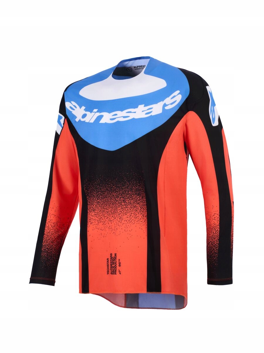 Mikina Na Cross Alpinestars Techstar Knif Orange/black/blue M