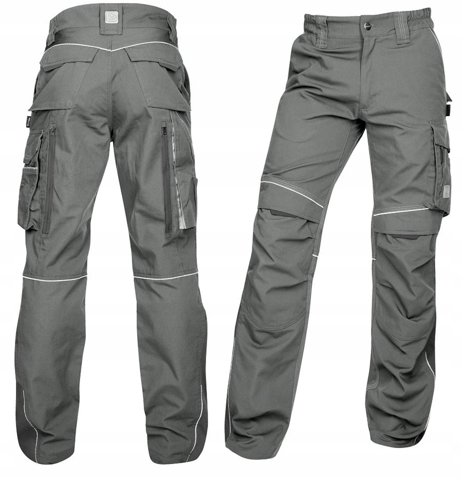 Spodnie Robocze Męskie Szare do Pasa Ardon Urban+