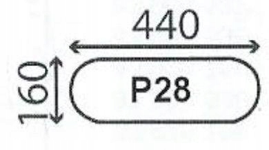čelní sklo traktoru Ford 10 30 Sl Ultra zadní spodní