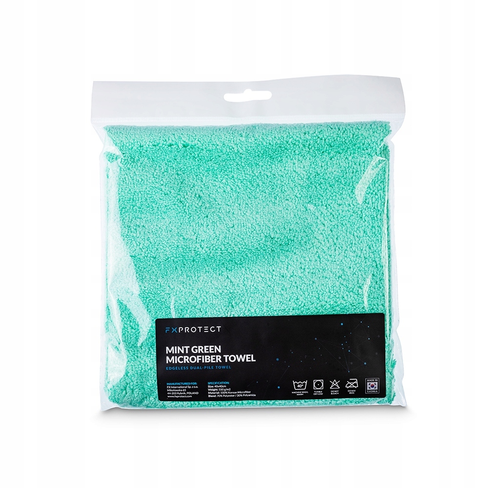 

Fx Protect Mint Green 40x40cm 550gsm Mikrofibra