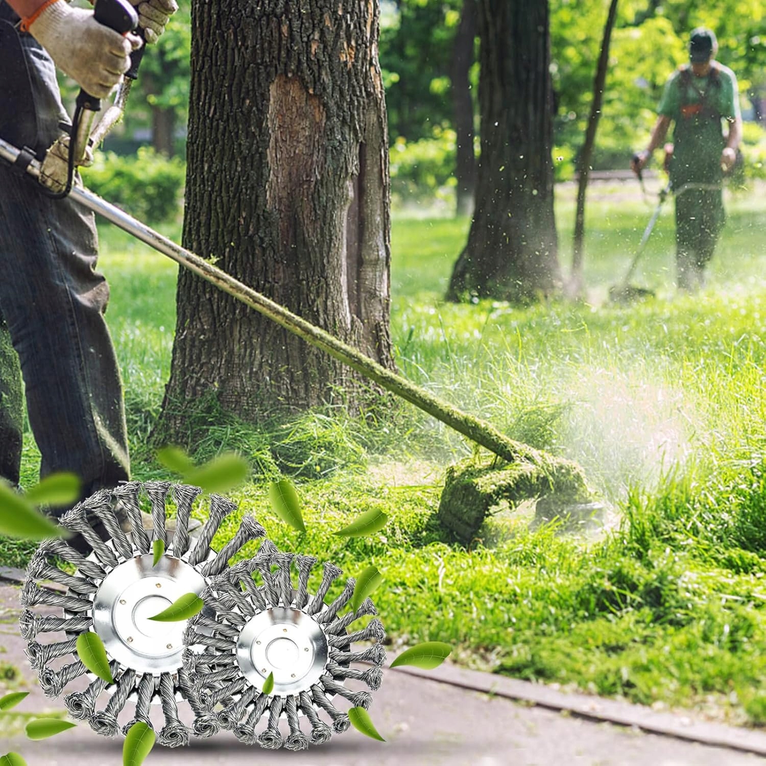 SZCZOTKA DO USUWANIA CHWASTÓW, SZCZOTKA DO PRZYCINANIA, SZCZOTKA DRUCIANA Średnica 200 mm