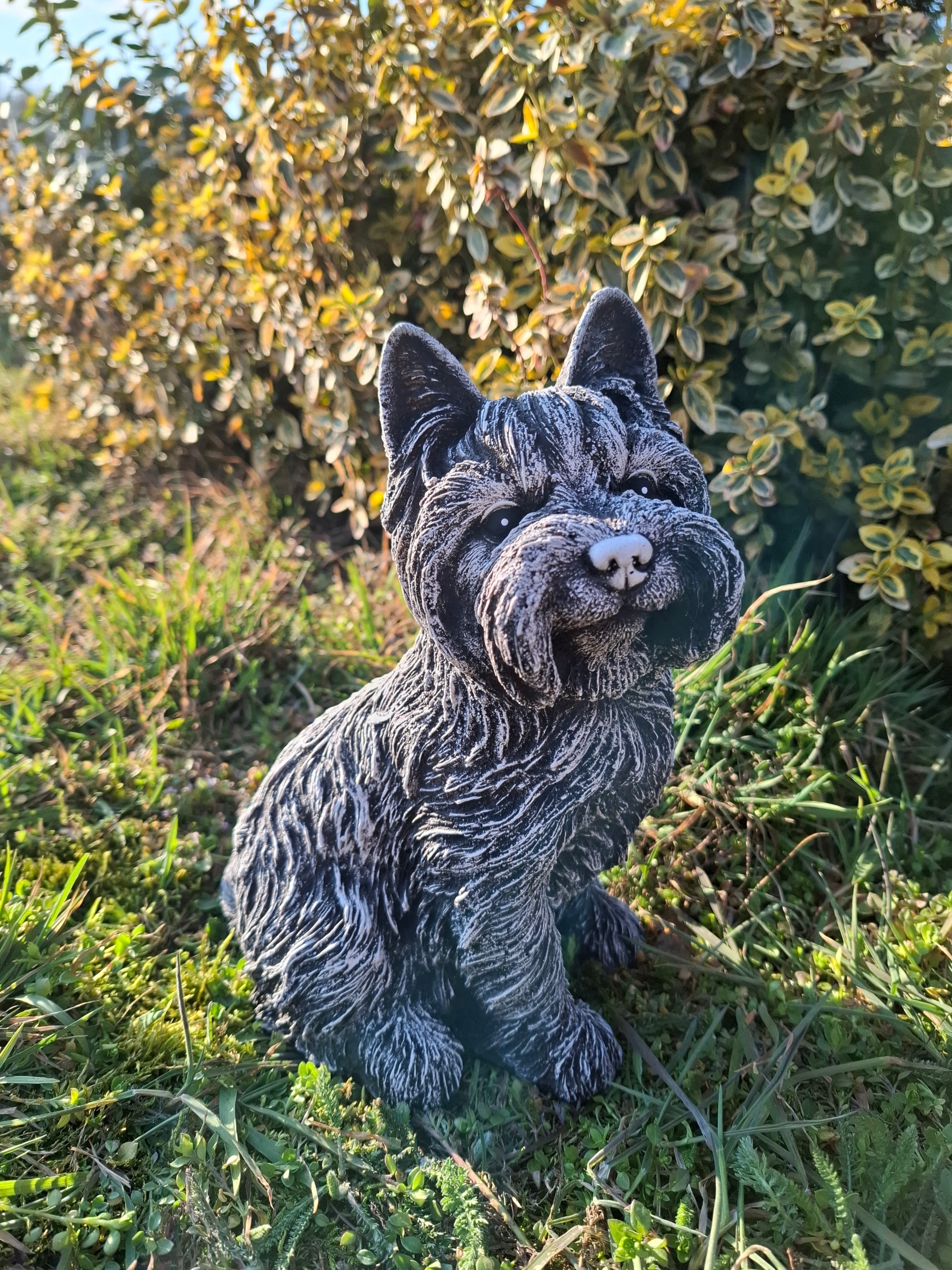 Betonová figurka Pes zahradní figurka York betonová figurka Pes York