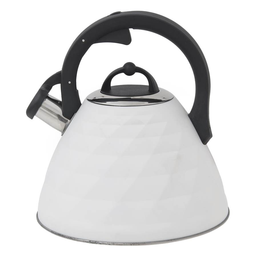 

Czajnik 3L Z Gwizdkiem Indukcja+gaz Biały