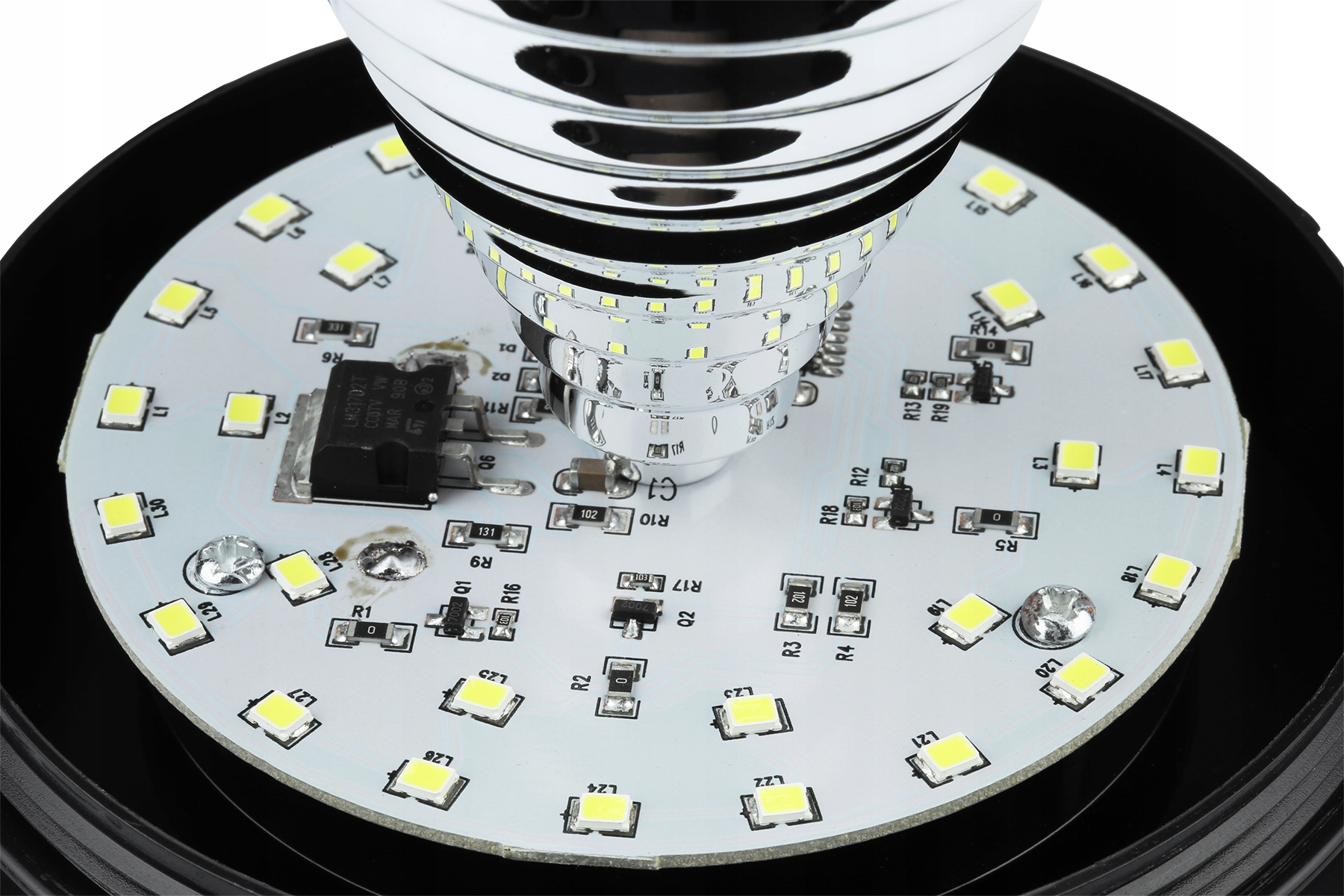 BŁYSKOWA LAMPA OSTRZEGAWCZA KOGUT LED MAGNES 12/24 Źródło światła LED