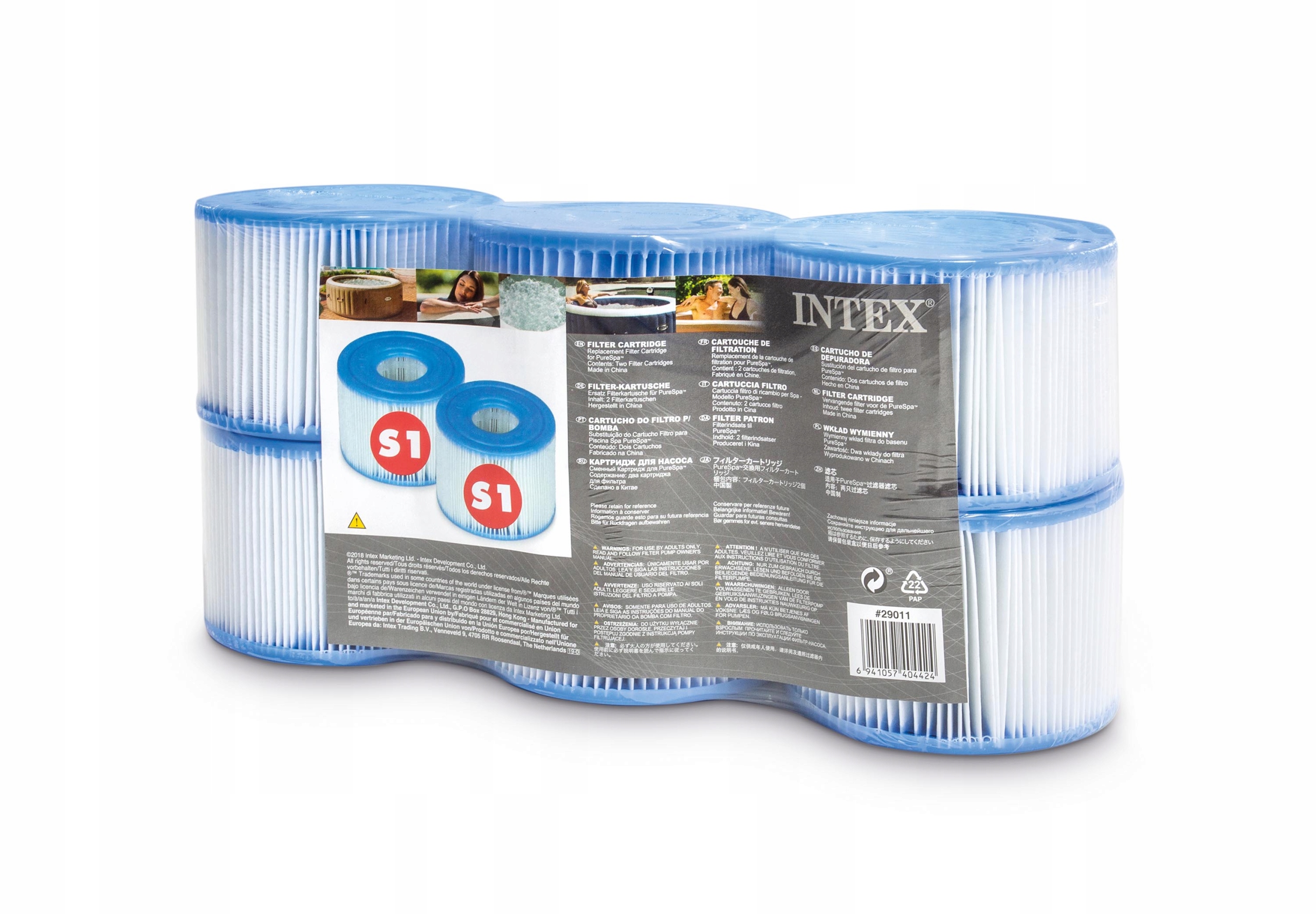 

Intex 29011 6X Filtr Wkład Filtra Typu S1 Jacuzzi
