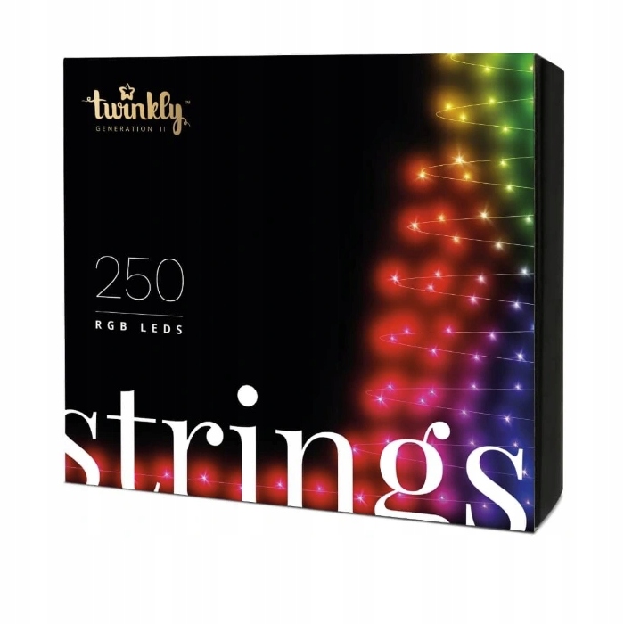 Smart lampki choinkowe Twinkly Strings 250 LED RGB