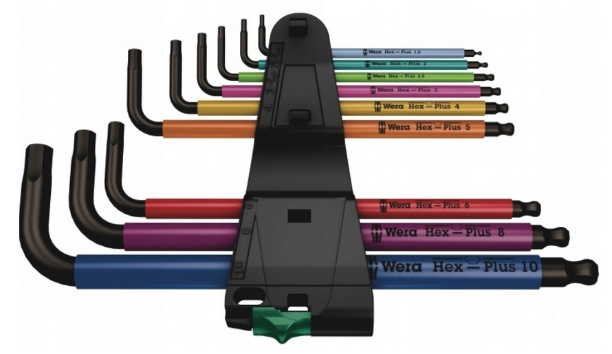 

Wera klucze Hex-Plus Multicolour 950/9 imbus 9 szt