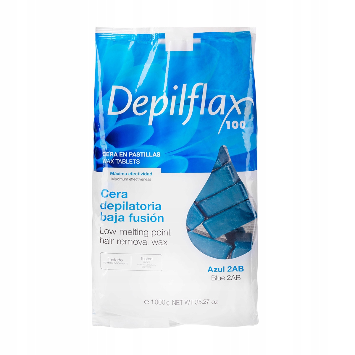 Depilflax Wosk Twardy Bezpaskowy Do Depilacji Azulen