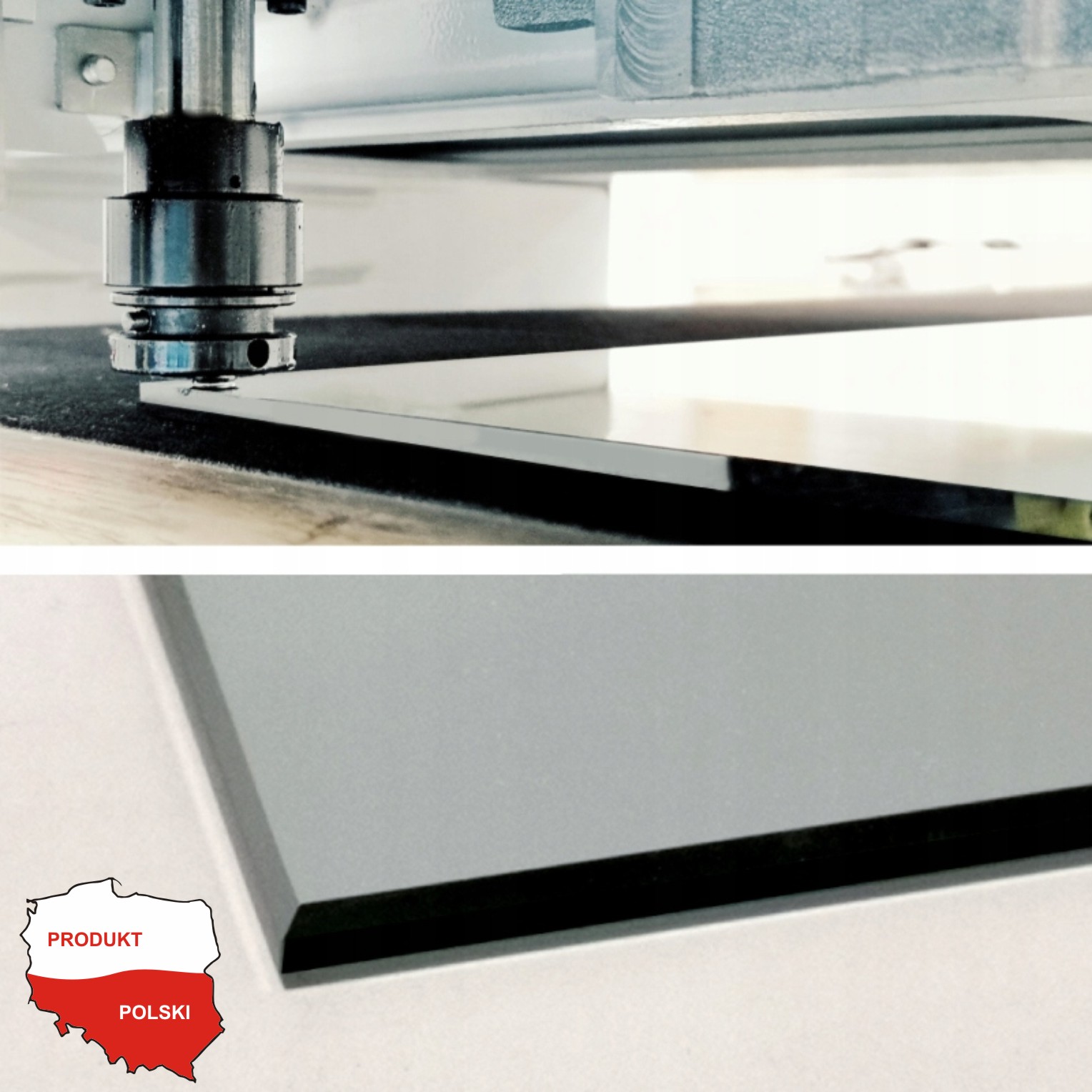 Lustro okrągłe MCJ ścienne 100x100cm LED rama Wysokość 1000 mm