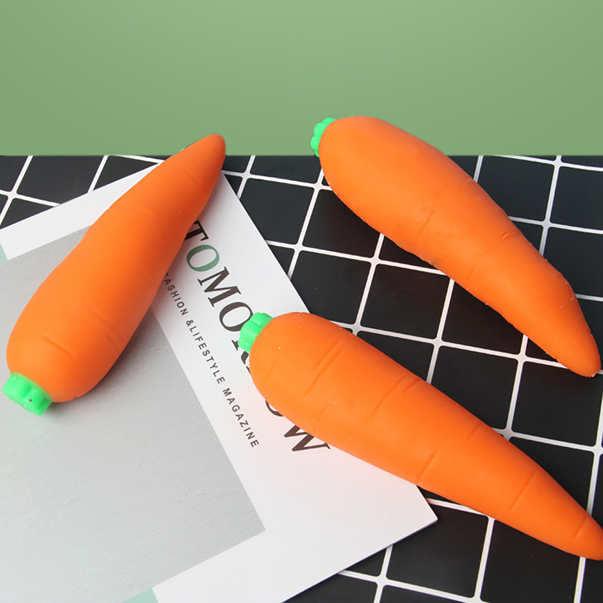 12x GNIOTEK MARCHEWKA PIASKOWA ANTYSTRESOWA SENSORYCZNA WARZYWA PRANK ŻART Certyfikaty, opinie, atesty CE