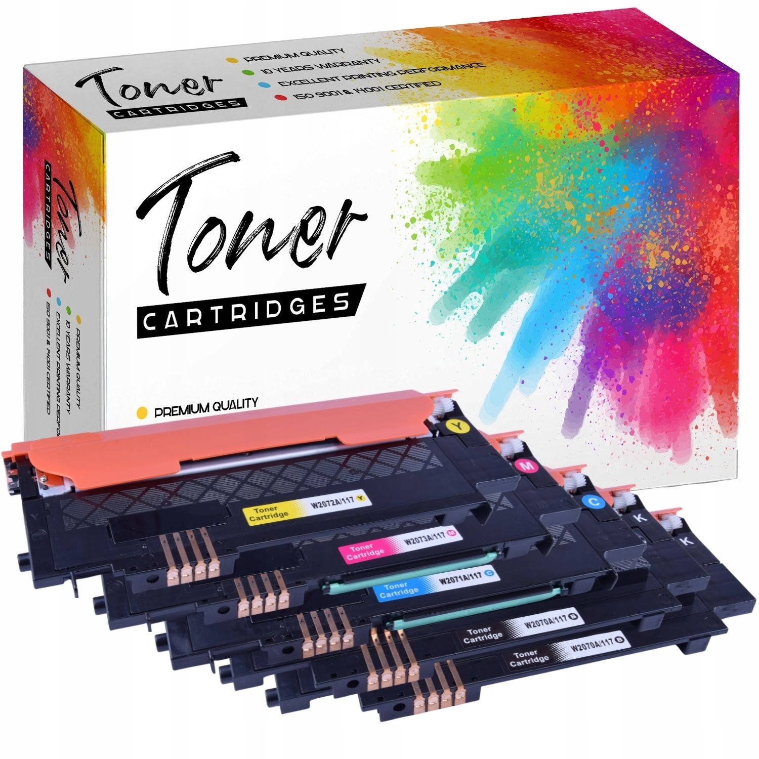 

5x toner do Hp W2070a 150a 150nw 178nw 179fnw Chip