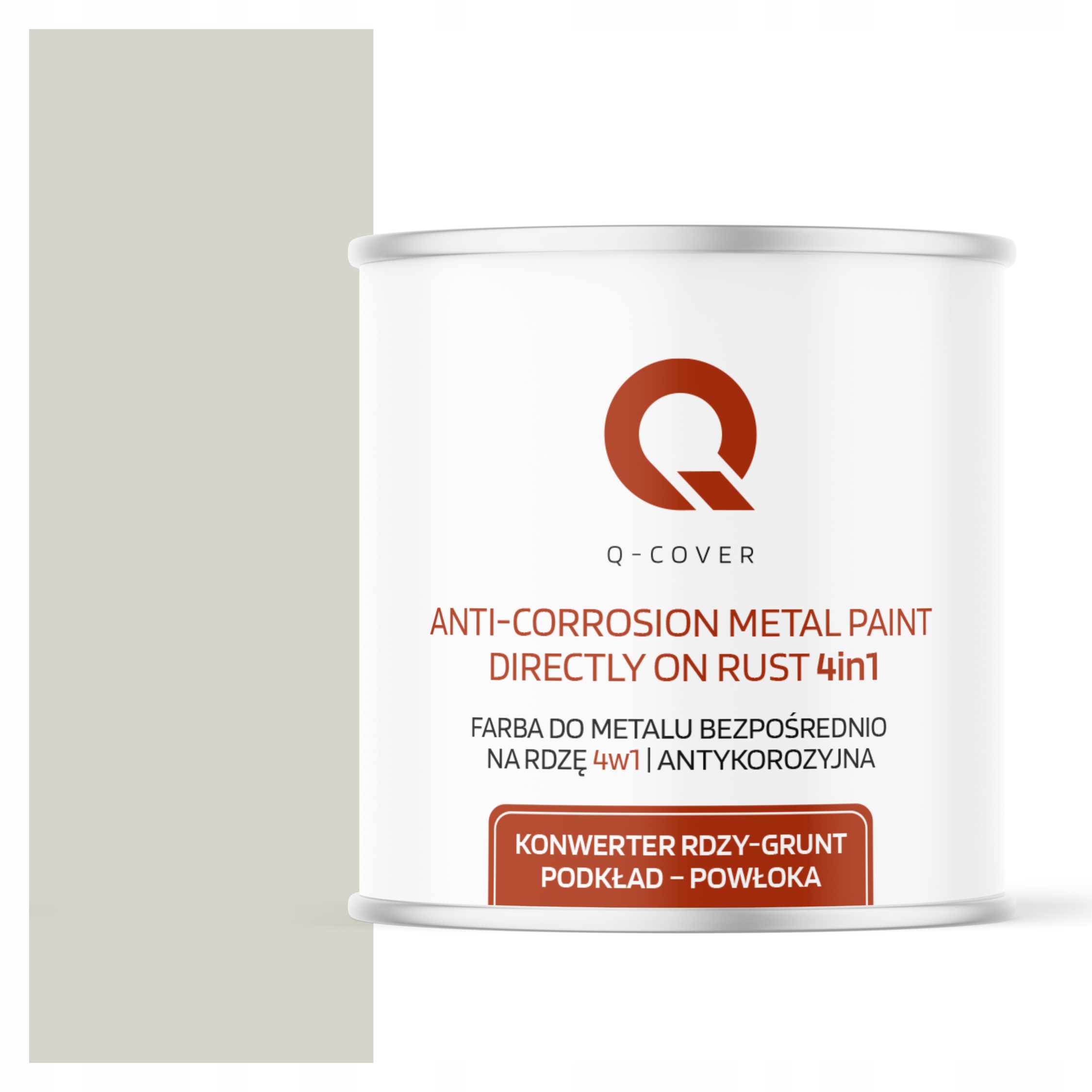 Antikorózna Farba Na Kov Na Hrdzu Biela Šedá Ral 9002 Lesk 2.5 L