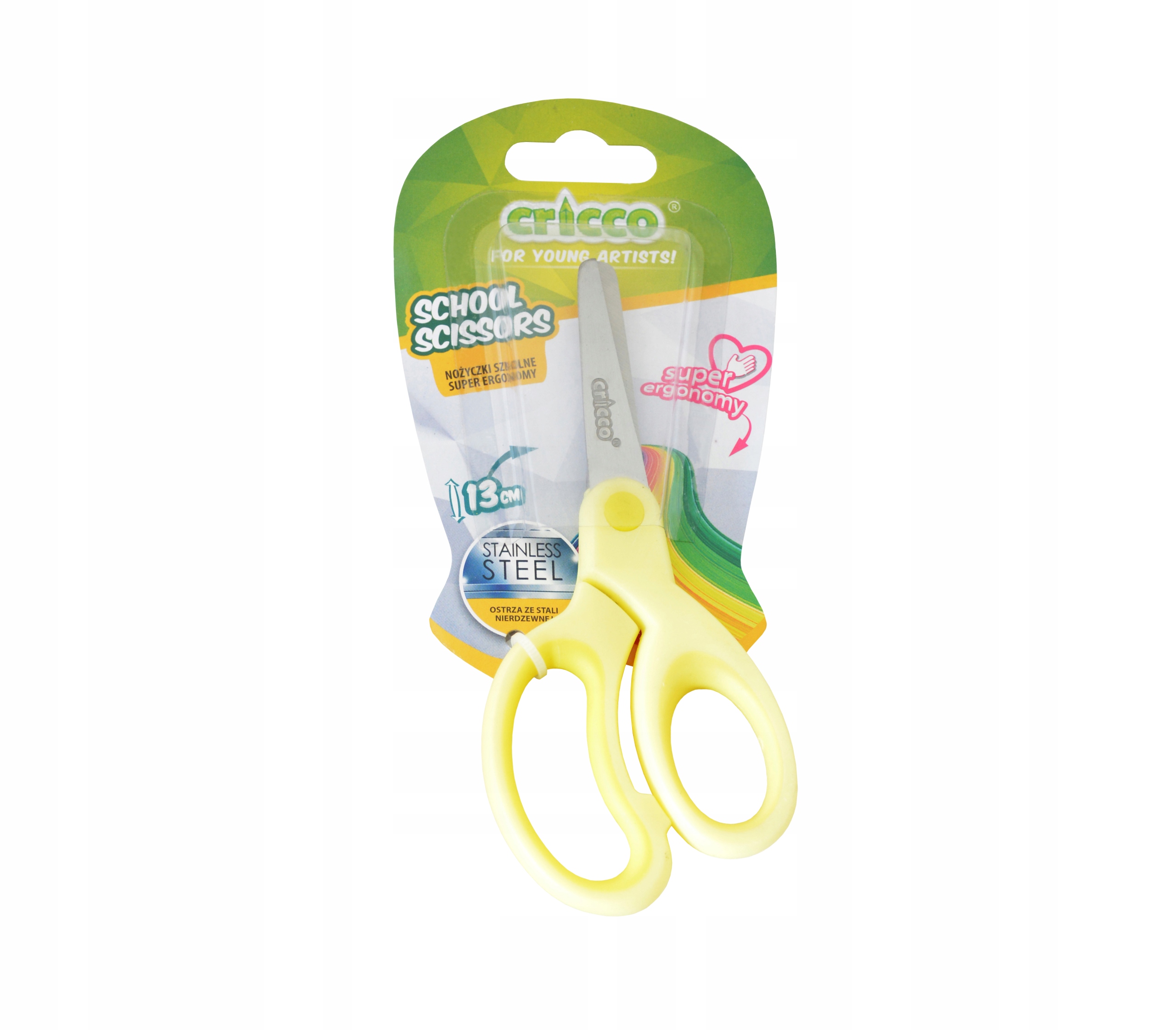 

Nożyczki szkolne Cricco Ergonomy 13 cm