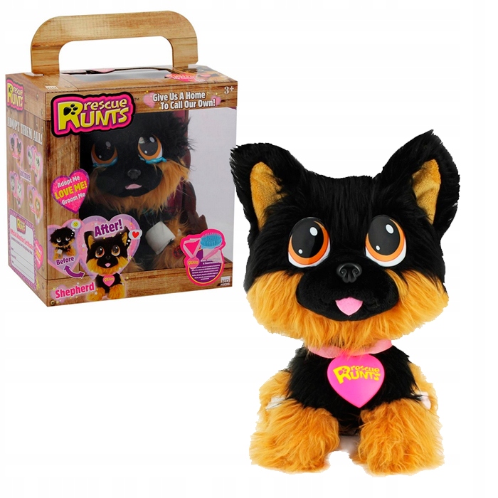 

Maskotka Piesek Owczarek 23cm Do Czesania