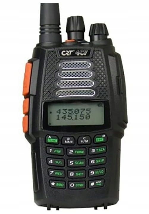 Radiotelefon Crt 4CF V2 Vhf Uhf Air Cb Hf Fm 6W Duobander Vox export