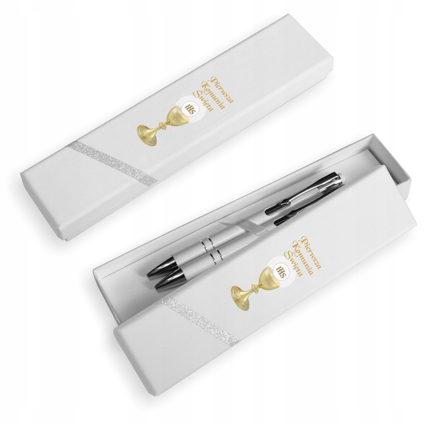 KOMUNIA Żelopis TochPen biały Zestaw GRAWER K4 Marka inna